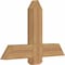 Ekena Millwork Eugene Smooth Timber Gable Bracket, Western Red Cedar, 36"W x 24"H x 3 1/2"D x 5 1/2"F, 16/12 Pitch GBW036X24X0406EUG00SWR - alternate 3